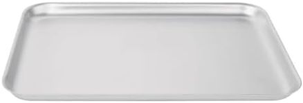 Vogue Aluminium Baking Tray 370 x 265 x 20 mm, Grey, Lightweight Oven Tray, Stackable, Even Heat Distribution, Durable & Bend Resistant, Professional & Home Kitchen Use, K443