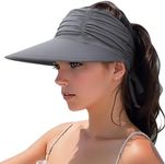 DRESHOW Women Visor Sun Hat Wide Br