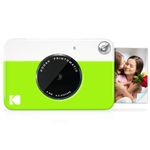 Kodak Printomatic Full-Color Instant Print Digital Camera, Zink 2x3 (5.1x7.5 cm) Sticky-Back Photo Paper, 5MP, Portable, Creative Fun Gift for Birthday, Christmas, Holiday, Green