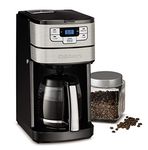 Cuisinart DGB-400 Automatic Grind & Brew 12-Cup Coffeemaker, Black/Silver