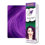 Streax Professional Hold & Play Funky Colours Hair Color, 100g - Crazy Violet 100g