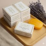 Evoklay Ayurveda Sabu Dravyam Sulphur Soap 70g (Pack of 5) | Ayurvedic Anti-Acne, Anti-Bacterial & Anti-Fungal Soap for Pimples, Skin Infections, Itching & Deep Cleansing