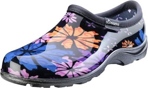 Sloggers Women's Waterproof Rain and Garden Shoe with Comfort Insole Flower Power Size 11 Style 5116FP11