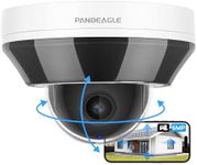 Compatible with Hikvision PTZ PoE Camera Outdoor with Pan/Tilt 3X Optical Zoom, 6MP Dome IP PTZ Camera Built-in Mic, 98ft IR Night Vision, 2.8-8mm Motorized Lens, NDAA Compliant, IP67, IK10, Panoeagle