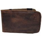 Rustic Leather & Waxed Canvas Golf Performance Scorecard Holder Handmade by Hide & Drink :: Fatigue