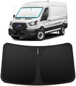 INSAUTO Custom Fit Windshield Sun Shade Accessories for Ford Transit 2015-2026, Foldable Front Window Sunshade, UV & Heat Reflector, Keeps Interior Cool, Includes Storage Bag
