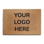 Hairyworm Personalised Doormat (60cm x 90cm) Small, Custom Logo, Business Logo Mats, Business Doormats, Branded Door Mat, Commercial Business Door Mat, Custom Photo/Logo Doormat