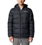 Columbia Mens Fivemile Butte II Hooded Jacket, Black, L