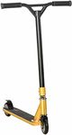 HOMCOM Stunt Scooter, 360° Entry Level Tricks Scooter w/Lightweight Aluminium Deck and ABEC 7 Bearing, For Age 14+ Beginners, Gold Tone