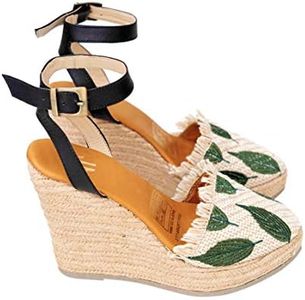 SILVIA COBOS Son Platform Espadrille Wedge Sandals for Women Sandalias Altas Zapatos de Plataforma de Mujer Green 5