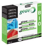 Gedeo Clear Liquid Resin Bio Kit - High Shine, Glossy Finish, Eco-Friendly Formula, for Casting Moulds, Table Tops, Crafting Supplies, 150 ml, by Pebeo