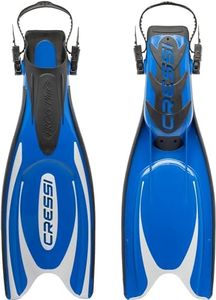 Cressi Frog Plus Open Heel Scuba Diving Fins, (Powerfull Comfortable Flippers.