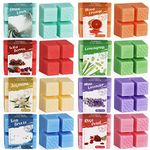 Scented Wax Melts, Aroma Wax Cubes for Candle Warmer Burner, Handmade Vegan Friendly Soy Wax Melts for Home Fragrance, Gift Set for Mother's Day, Christmas, Birthday, 8 Scents