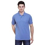 Deer Club Men's Tshirt-Quiet Harbor Blue-L