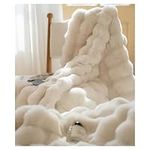 SUMSOFT Luxury Faux Rabbit Fur Bubb