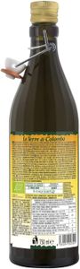 Le Terre Di Colombo Organic Extra Virgin Olive Olive Oil – 0.75L Ribbed Bottle