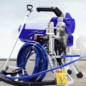 2200W Airless Wall Paint Sprayer - High Pressure Tube, Brushless Motor, 110V
