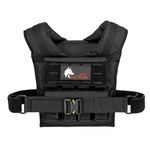 WOLF TACTICAL Weighted Training Vest - Weighted Vest Men Strength Training Weight Vests Workout Vest Weight Vest for Men (Black, 35 LB)