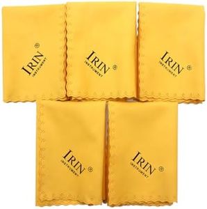 Alnicov 5PCS Polishing Cleaning Cloth，for Musical Instrument Guitar Violin Piano Clarinet Trumpet Sax