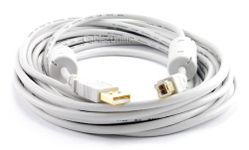 CABLESONLINE.COM ATLANTIC COMPUTERTECH 20 Feet A/B Hi-Speed with Ferrite Cores USB 2.0 Cable