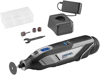 Dremel 8240 Cordless Rotary Tool 12V 2Ah Lithium-Ion Battery, Multi-Tool Kit with 5 Accessories, Variable Speed from 5,000 to 35,000 RPM and Fast Charging Time