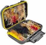 Kylebooker 120pcs Fly Fishing Flies Assortment Kit Dry Wet Flies Nymphs with Fly Box