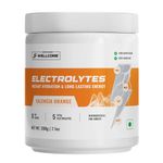 Ketofy Wellcore-Electrolytes(200G) Orange Electrolyte Drink Powder With 5 Vital Electrolytes: Na, Mg, Ca, K, Po4 Sugar Free Fat Fuel Powered For Sustained Energy Keto Electrolyte