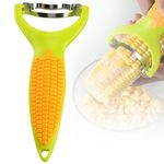 2024 New Corn Peeler, Upgrade Planer Corn Peeler Corn Thresher Corn Stripper, Stainless Steel Quick Corn Kernel Cutter Tool Corn Thresher with Ergonomic Handle (1)