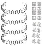 Carkio Sofa Replacement Springs,4 PCS 31" Spring with 16 PCS S Clips,4.0 Wire Diameter Sofa Spring Repair Kit for Seating In Furniture Interior Decoration, Automotive, or Other Applications