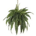 Nearly Natural 6774 Boston Fern Hanging Basket, Large, Green