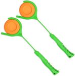 GoSports Outdoors Clay Catapult Handheld Clay Pigeon Thrower 2 Pack for Shooting Practice GSO-CLAYTOSS-2 Green