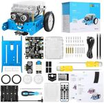 Makeblock mBot STEM Projects for Kids Ages 8-12, Coding Robot Kit Learning & Education Robot Toys Gift for Boys and Girls to Learn Robotics, Electronics and Scratch Arduino Programming While Playing