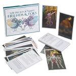 The Decks of Many Friends and Foes - 49 Hand-Illustrated NPC Character Cards - DND 5e Compatible - Tabletop Fantasy RPG Storytelling Game Master Accessories - Tarot Size Cards (Cards Only)