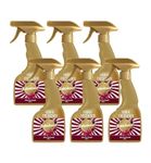 Fabulosa Multi Purpose Room and Fabric Freshener, Antibacterial Disinfectant and Sanitising Cleaning Spray, 500ml, 6 Pack, Cherry Bomb