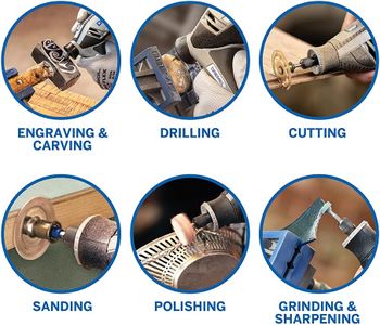 Dremel 4250 Rotary Tool Kit – Variable Speed, Accessories Included
