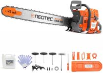 94cc Gas Chainsaw 42 Inch, 2-Stroke Gas Powered Chain Saw All Parts Compatible with Husqvarna 394 395 394XP 395XP Professional Motosierra De Gasolina for Heavy Duty Tree Cutting Clearing