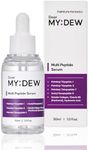 DearMYDEW Multi Peptide Complex Serum, Matrixyl 3000, Argireline, Vegan Collagen, Niacinamide, Hyaluronic Acid for Anti-Aging, Anti-Wrinkles, Collagen Boost for Elasticity, Korean Skincare, 1Fl Oz