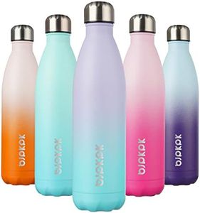 BJPKPK Stainless Steel Water Bottles -25oz/750ml -Insulated Water bottles,Sports water bottles Keep cold for 24 Hours and hot for 12 Hours,BPA Free water bottles-Oasis