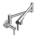 Moen S665 Pot Filler Two-Handle Kitchen Faucet, Chrome