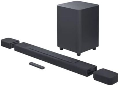 JBL Bar 1000, barre de son, Son surround 3D Dolby Atmos, DTS:X et MultiBeam, connexion Wi-Fi, Bluetooth, Alexa MRM, 880 W, Prise européenne (Type C)