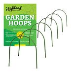 Garden Hoops for Raised Beds Hoop House Greenhouse Hoops for Raised Garden Bed Cover Netting, Net or Fabric Garden Bed Cover Tunnel Greenhouse Frame Garden Cover Hoop House Kit Garden Hoops Row Cover