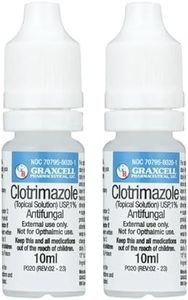 Graxcell Maximum Strength Clotrimazole 1% Antifungal Topical Solution | Fast-Acting Relief for Athlete's Foot, Jock Itch, Ringworm | Soothes Itching & Burning (Pack of 2)