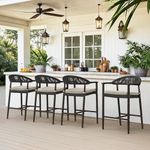 Cozyman Bar Stools Set of 4, 24.8''