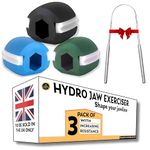 H HYDRO SIP Jaw Exerciser For Men And Women, Muscles Trainer, 3 Resistance Levels For Double Chin, Sculpt And Define Jawline, Face Slimming Trainer To Achieve A Sharp Jawline And Facial Toner