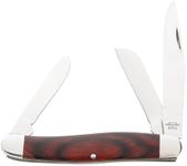 Bear & Son - MANUAL - 2.875" - Clip Point, Pen, Sheepfoot - 440 Stainless Steel - Rosewood - Nickel-Silver Bolsters - 247R