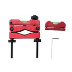 Reticle Leveling System, Aluminium Alloy Scope Mounting Level Kit Universal Alignment Tool Firearm Crosshair Barrel Clamp Fit Maintenance Mounting Engineering Construction for Cars Gunsmithing