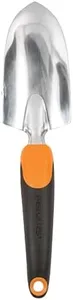 Fiskars Ergo Garden Trowel for Digging and Planting, Heavy Duty Gardening Hand Tool with Hanging Hole