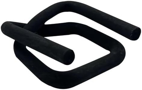 NVOYAJUAN Heavy Duty Phosphate Wire Buckle for 3/4" Width Cord Strapping (Pack of 100)-Wire Buckles with Phosphate Coating