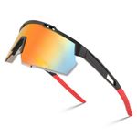 Karsaer Sports Sunglasses for Men and Women, UV400 Protection Cycling Goggles Golf Baseball Driving Fishing E1146