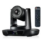 iuZee 20X Optical Zoom Conference Room Camera USB3.0 HDMI PTZ Camera 1080P 60FPS Wide Angle for Video Conference Church Live Streaming Meeting Education Works with Zoom Skype Teams OBS YouTube